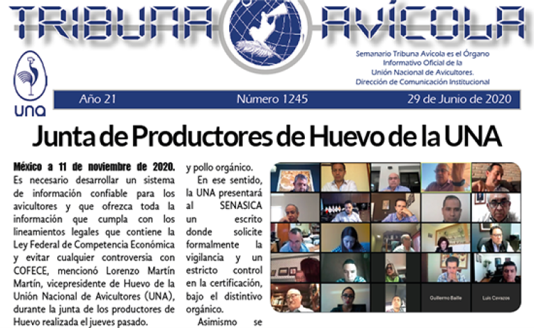 Vea las noticias de la industria avícola mexicana en el boletín Tribuna Avícola